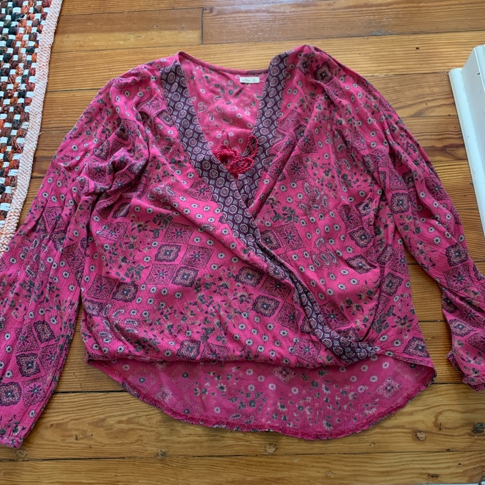 Hollister boho blouse